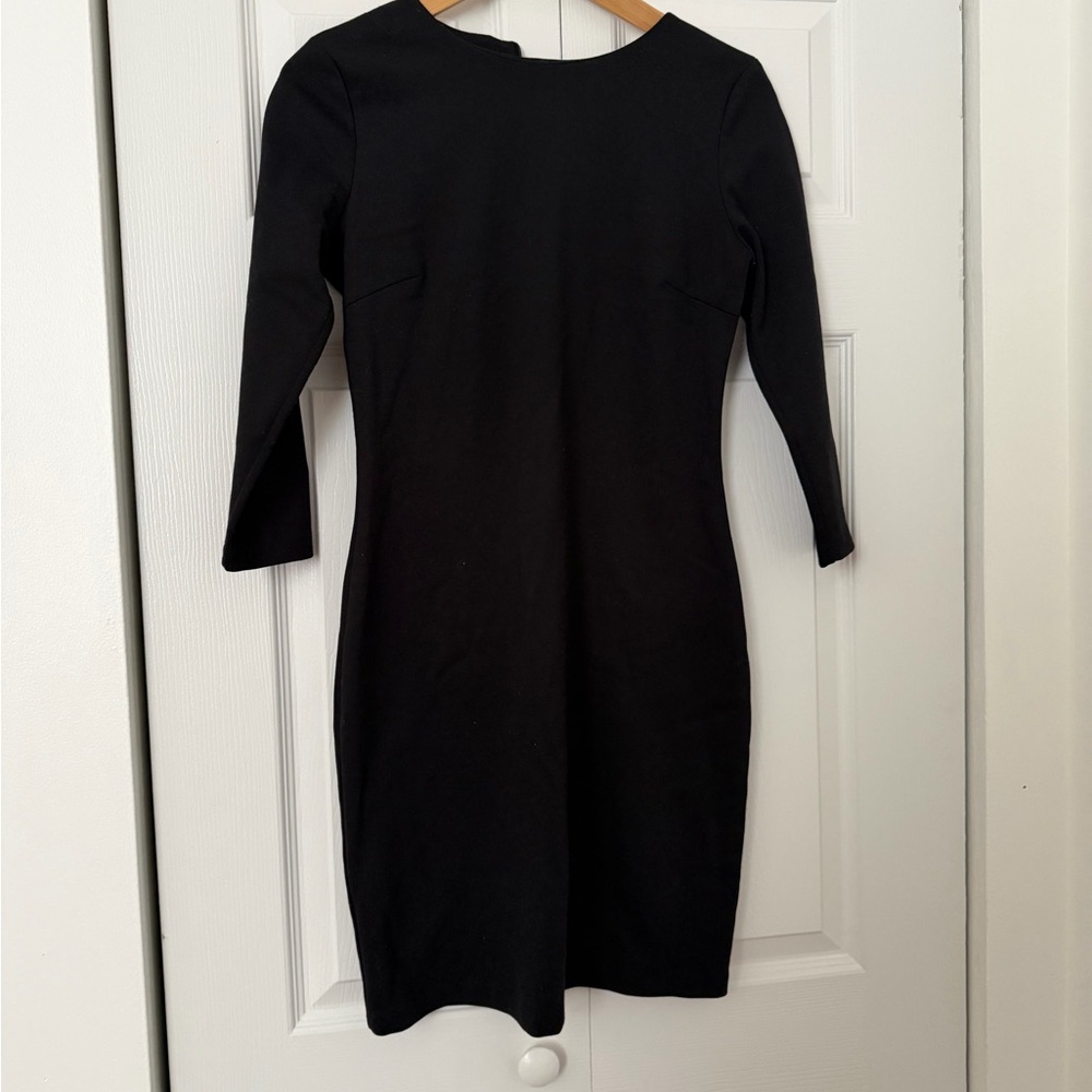 Chic Black Long Sleeve Dress
